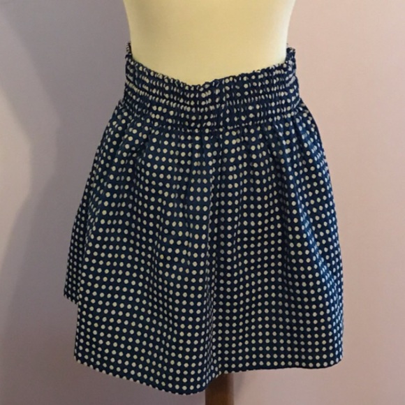 ASOS Blue Polka Dotted Skirt - Picture 2 of 3
